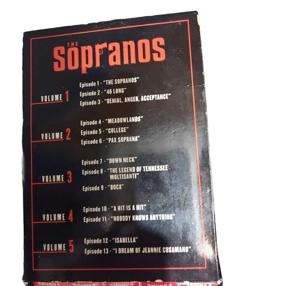Soprano Complete 1st Series VHS set - Picture 3 of 3